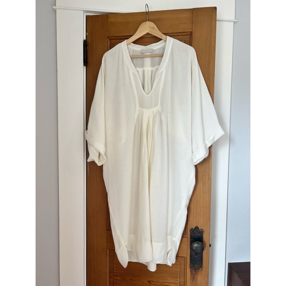 Hatch Maternity O/S white gauzy dress